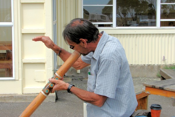 Hank and his didgeridoo