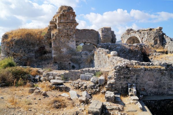 Roman baths at Miletus