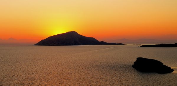 Sunset at Cape Sounion