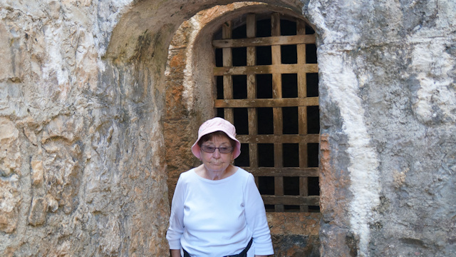 Janet at the Castillo