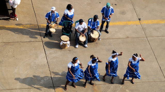 Dancers on the Dock