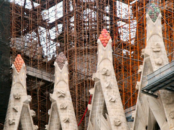 Lesser Spires at Sagrada Familia