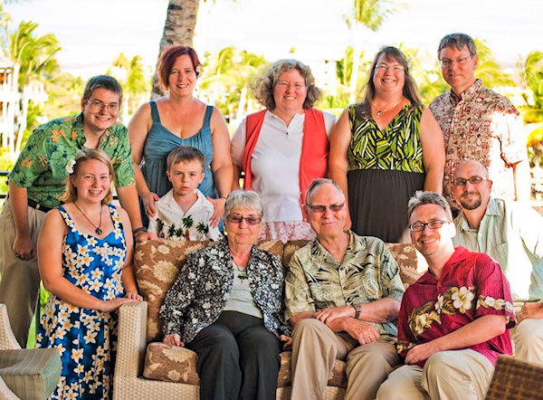 Everyone on the lanai