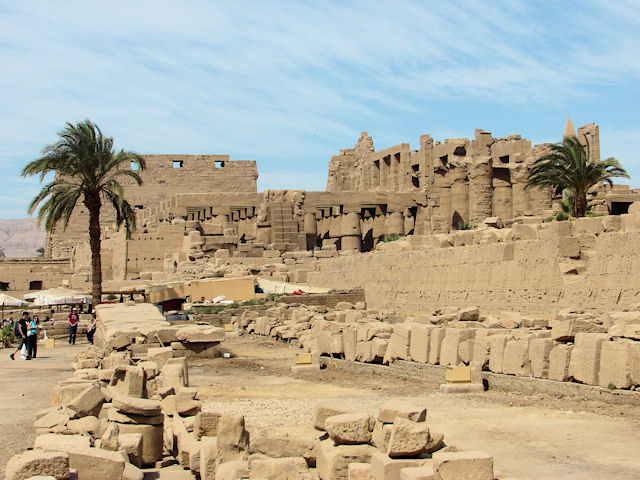 The central halls of the Precinct of Amun Re