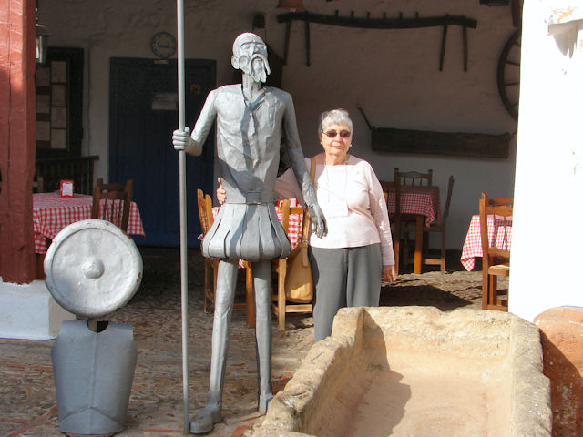 Janet with the ghost of Quixotte