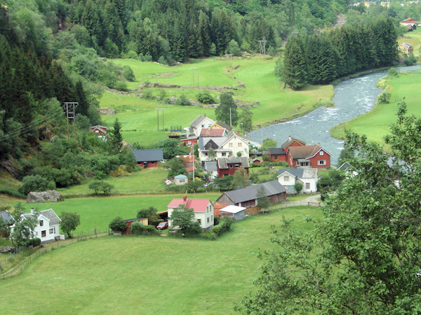 Village near Flam