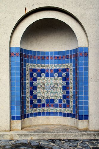 Niche at mausoleum