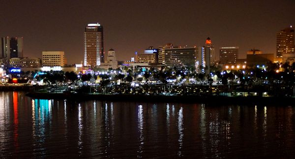 Long Beach Night Scene