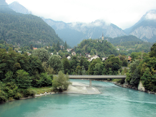 Start of the Rhine River