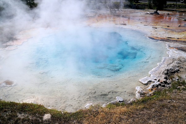 Boiling spring